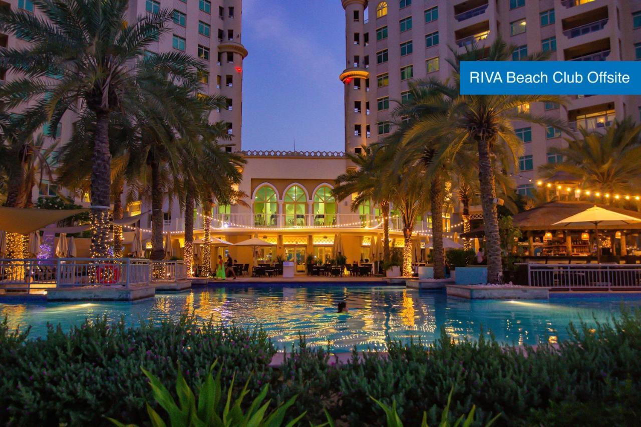 Moevenpick Hotel Jumeirah Lakes Towers Dubai Exteriör bild Riva Beach Club