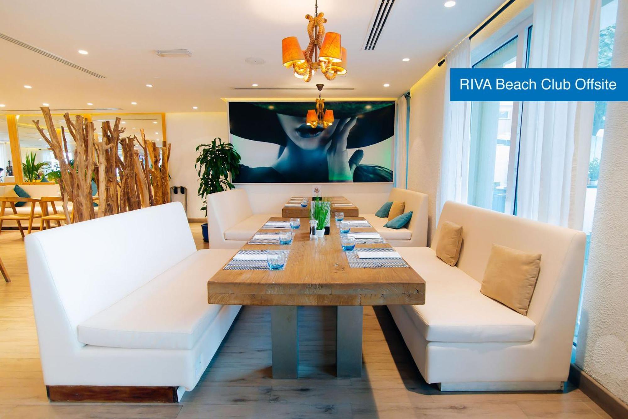 Moevenpick Hotel Jumeirah Lakes Towers Dubai Exteriör bild Riva Beach Club