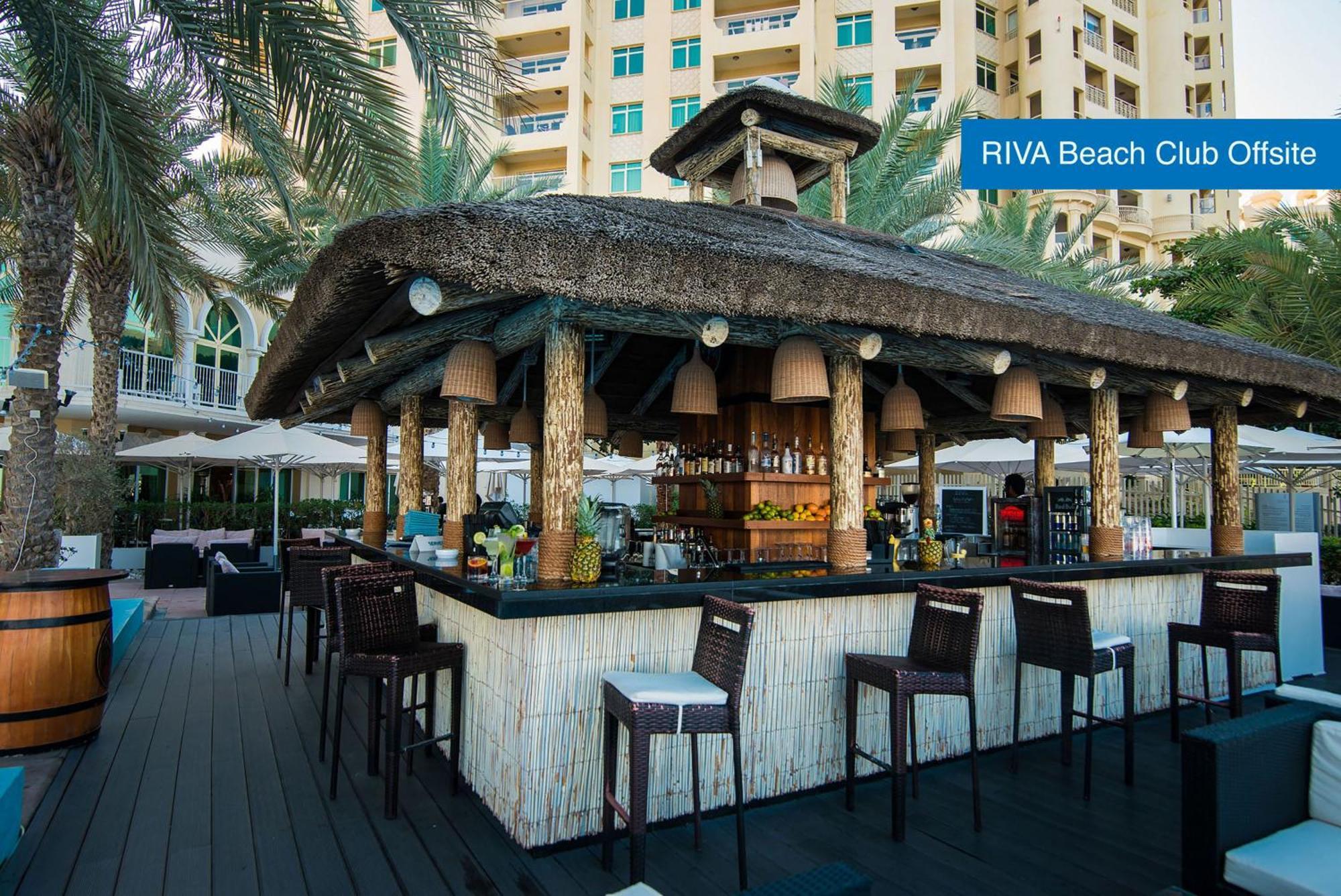 Moevenpick Hotel Jumeirah Lakes Towers Dubai Exteriör bild Riva Beach Club